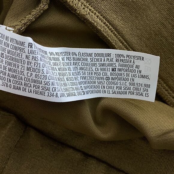 New Forever 21 Slinky High Rise Y2K Flare Pull On Pants Women's Size Small - Picture 6 of 8